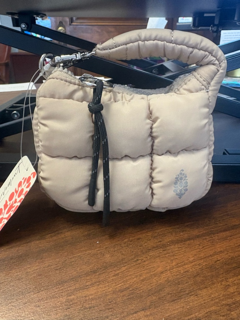 Free People Micro Pouch NWT Neutral